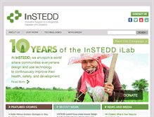 Tablet Screenshot of instedd.org